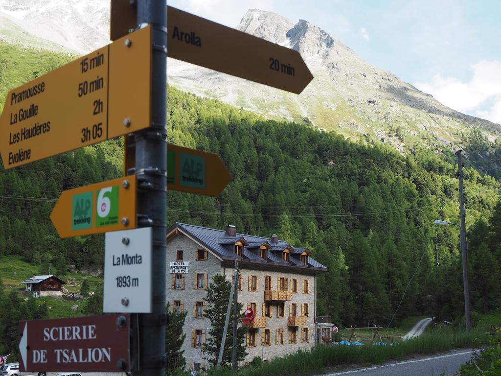 Aiguille De La Tza Hotel Arolla Luaran gambar